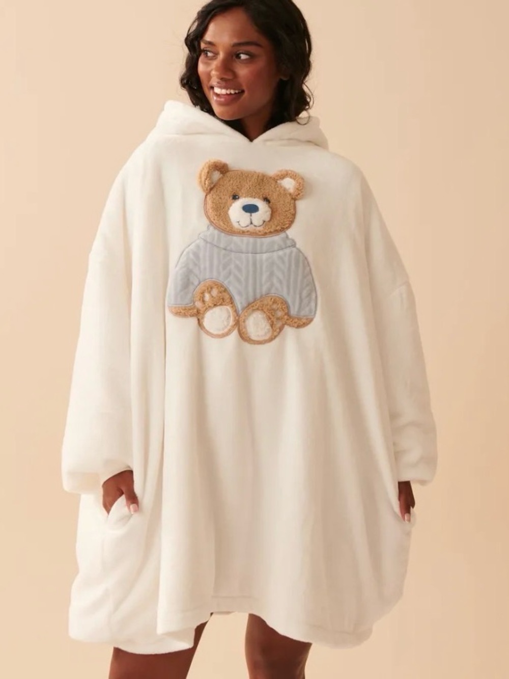 Oversized soft plush sweater